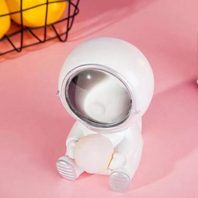 LED nakts gaismas astronauts jauka kaķa/lāča/suņa lampa Kawaii mazuļa mazuļiem bērniem guļamistabas gultas dekorēšanai, mīksta, silta dāvanu lampa