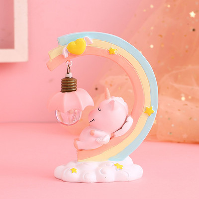 Mjesec Jednorog Led noćno svjetlo Rainbow Bear Rabbit Lamp Dječje svjetiljke za dječju sobu Stolne dječje božićne darove za rođendane
