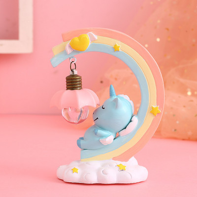 Mjesec Jednorog Led noćno svjetlo Rainbow Bear Rabbit Lamp Dječje svjetiljke za dječju sobu Stolne dječje božićne darove za rođendane