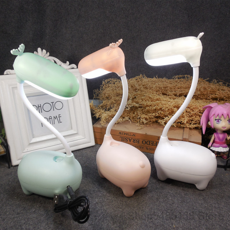 Laste öölamp LED-USB-laetav patarei laualambid Magamistoa voodi laualamp Laste lugemisraamatu valgustid Koduvalgustid