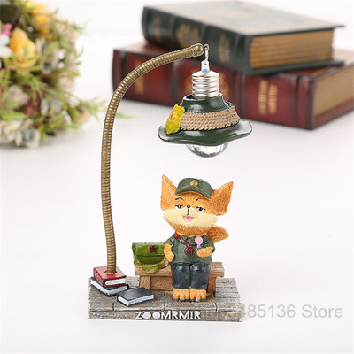 Meșteșuguri din rășină, lumini de noapte cu LED pentru copii, desene animate, animale nebune, oraș, vulpe, iepure, lampă de noapte pentru bebeluși, ornamente pentru acasă, jucărie, prieten, cadouri de aniversare