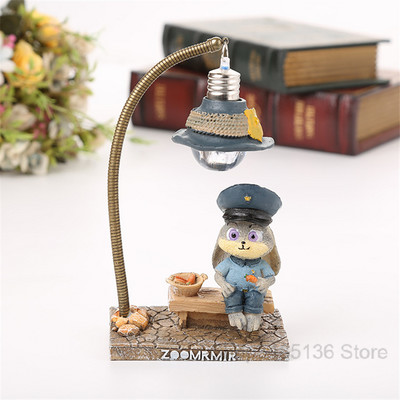 Meșteșuguri din rășină, lumini de noapte cu LED pentru copii, desene animate, animale nebune, oraș, vulpe, iepure, lampă de noapte pentru bebeluși, ornamente pentru acasă, jucărie, prieten, cadouri de aniversare