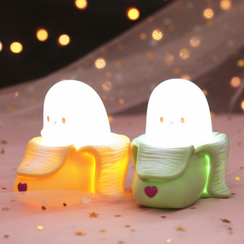 Νυχτερινό φως μπανάνας Δημιουργικότητα Χαριτωμένο φωτιστικό νύχτας Διακόσμηση κρεβατοκάμαρας μωρού Παιδικά παιχνίδια Χριστουγεννιάτικα δώρα Μίνι φωτιστικό νύχτας LED