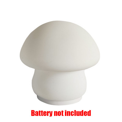 LED silikoninis grybas nakties šviesos jutiklinis jutiklinis baterijos lempa Svetainės miegamojo dekoras Atmosferos kūdikio lovos dekoravimo lempos