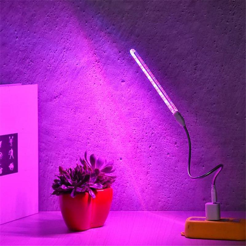 Jauns USB LED augšanas gaismas fitolamps augiem Led pilna spektra lampa iekštelpu augu stādiem Flower Grow Light 20#