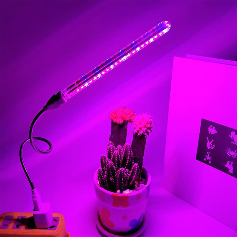 Jauns USB LED augšanas gaismas fitolamps augiem Led pilna spektra lampa iekštelpu augu stādiem Flower Grow Light 20#