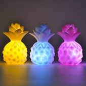 Pineapple Night Light Διακόσμηση κρεβατοκάμαρας Led Light Νυχτερινός φωτισμός Λάμπες Good Vibes Επιγραφή Anime Night Light Decor Room Light