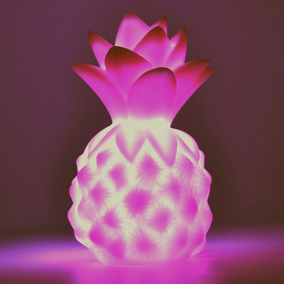 Pineapple Night Light Διακόσμηση κρεβατοκάμαρας Led Light Νυχτερινός φωτισμός Λάμπες Good Vibes Επιγραφή Anime Night Light Decor Room Light