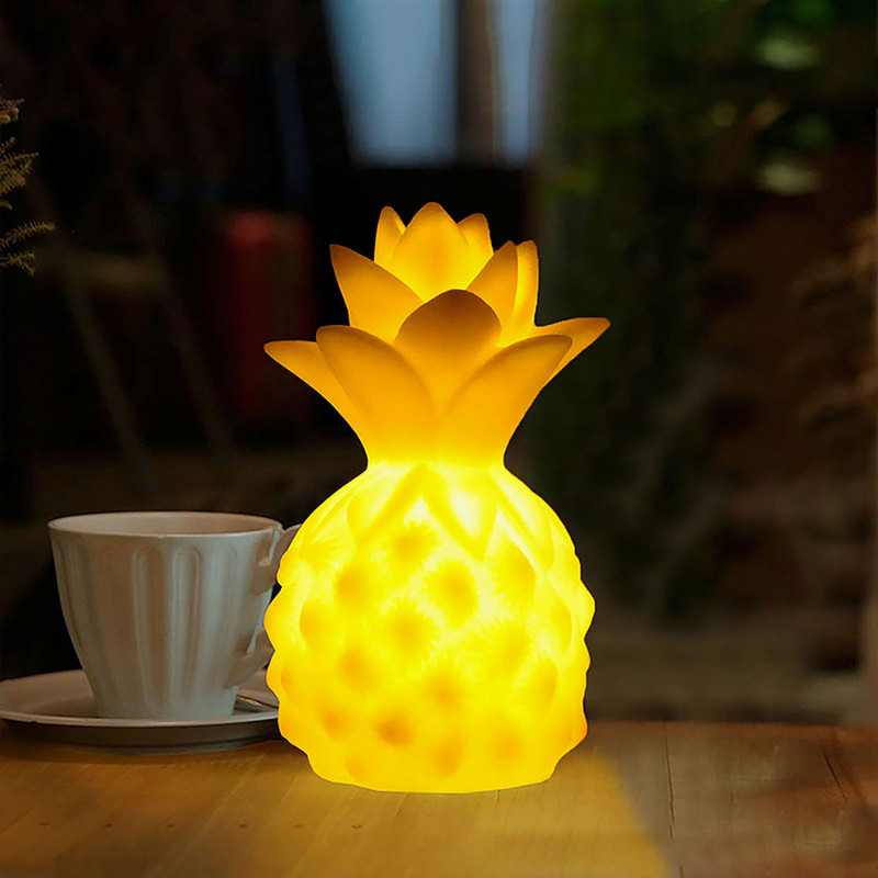 Pineapple Night Light Διακόσμηση κρεβατοκάμαρας Led Light Νυχτερινός φωτισμός Λάμπες Good Vibes Επιγραφή Anime Night Light Decor Room Light