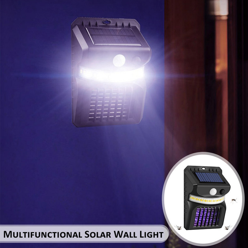 Ηλιακή Ηλεκτρική Ηλεκτρική Εντομοαπωθητική Αντικουνουπιοαπωθητική Λάμπα Εξωτερικού Χώρου Αδιάβροχο Ζάπερ