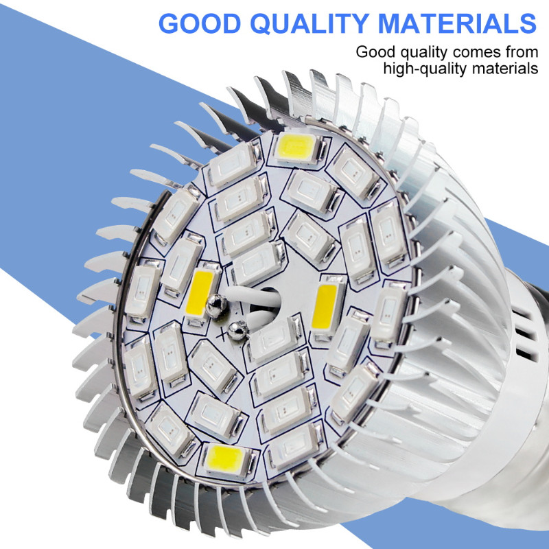 LED Phyto Grow Light Phytolamp cu spectru complet E27 Bec pentru plante E14 Lampă UV pentru semințe de flori de seră Lumină LED de creștere hidroponică