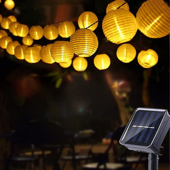 Solar Outdoor Light Garland Solar Lantern Lamp Garden Lighs String Lighs Αδιάβροχο Soalr Lamp Garland Sunlight Garden Decor