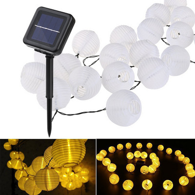 Saules āra gaismas vītne Saules laternas dārza lampu virtenes gaismas ūdensnecaurlaidīgas saules lampas dārza vītnes saules gaismas dārza dekors