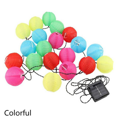 Ghirlandă de lumină solară în aer liber Lanternă solară lampă de grădină Lampă solară rezistentă la apă Ghirlandă de grădină cu lumină solară Decor de grădină