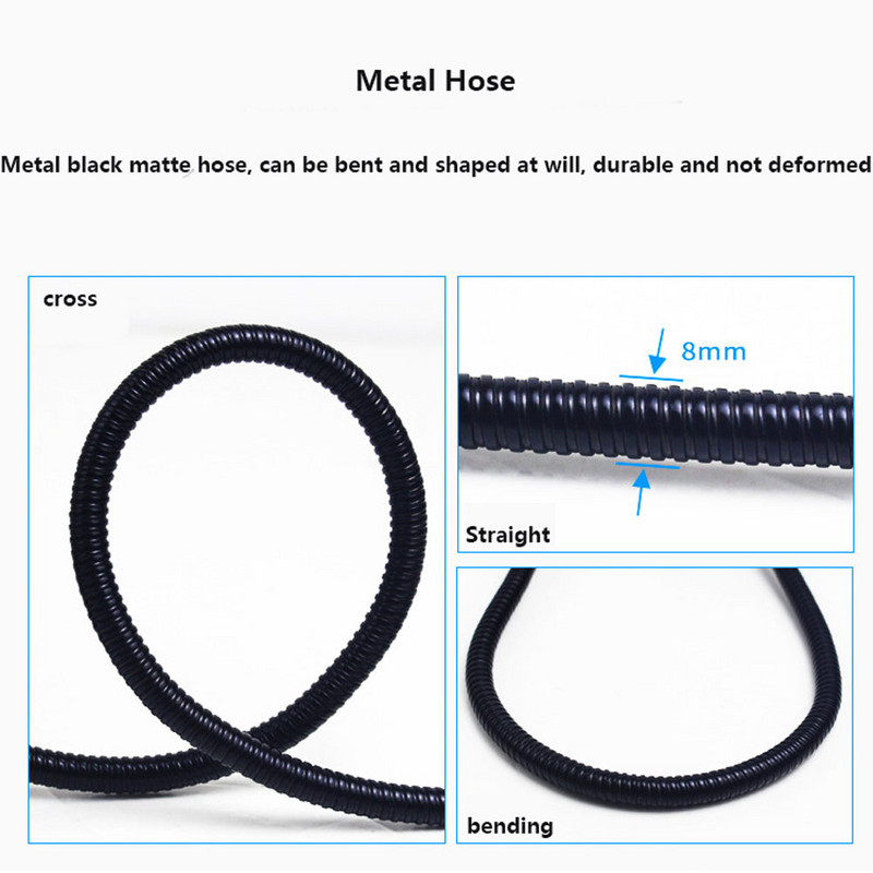 LED darbinis žibintas magnetinis pagrindas lanksti žąsies kaklelio lempa 220V 5W tekinimo frezavimo gręžimo preso pramoniniam apšvietimui