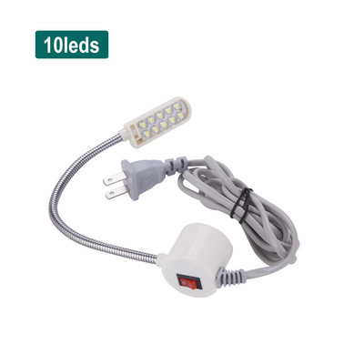 Rūpnieciskā apgaismojuma šujmašīna LED gaismas Daudzfunkcionāla elastīga darba lampa Magnētiskā šūšanas gaisma urbjspiedes virpai