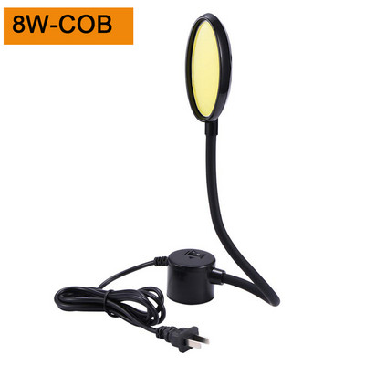 Super Bright 6W COB varrógép LED lámpa AC110-265V mágneses rögzítő talp hattyúnyak lámpa minden varrógép világításhoz