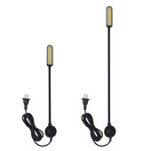 LED tööstuslamp Euroopa stiilis 6W COB paindliku valgusega õmblusmasina töövalgusti magnetlambiga pööratava toruga