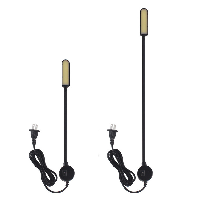 Pārnēsājama 6W 110-265V COB šujmašīna darba gaismas LED ar magnētisku montāžas pamatni virpas urbjmašīnas darbagalds