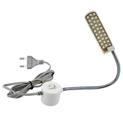 Ipari világítás 10/20/30 LED varrógép fényű mágneses rögzítő talp hattyúnyak lámpa minden varrógép világításhoz