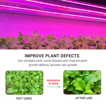 Пълен спектър LED Grow Light Димируема USB LED лента Сензорна фито лампа Лампа за отглеждане на растения за палатка за отглеждане на цветя в оранжерия