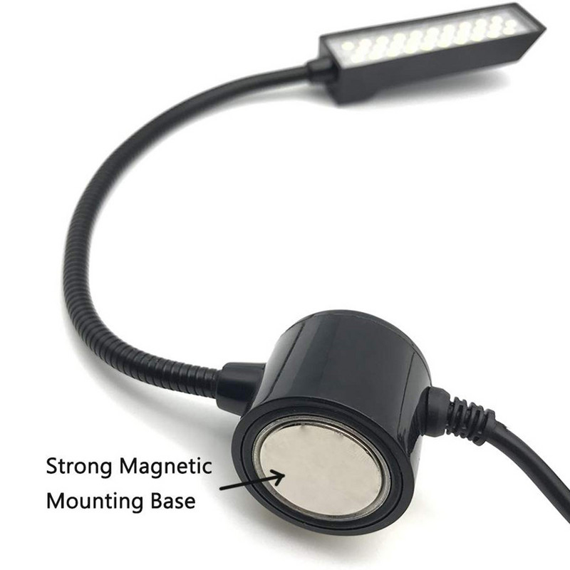 15/30 LED Ipari világítás Varrógép Fény Fúró Prések Munkapadok Hattyúnyak munkalámpa