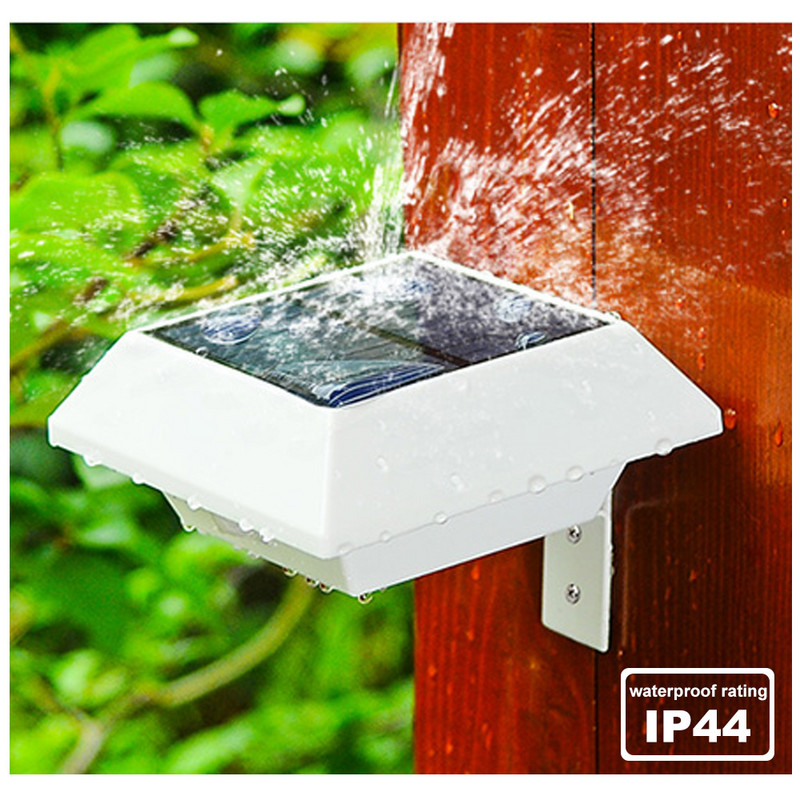 2 vnt. lauko apšvietimas 6 LED saulės latako žibintai vandeniui atsparūs LED saulės energija varomi tvora Gatvės siena lauko sodo apšvietimo karnizo lempos