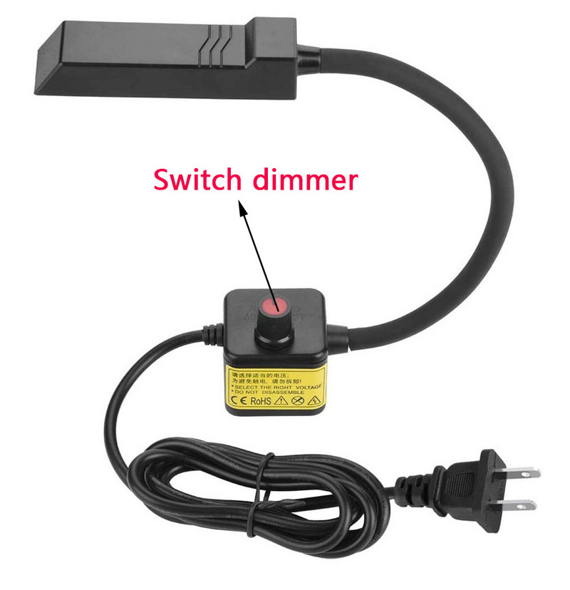 Prigušiva 30 LED svjetiljka za šivaći stroj Industrijska rasvjeta Višenamjenska fleksibilna radna svjetiljka s magnetom za tokarski stroj za bušilicu