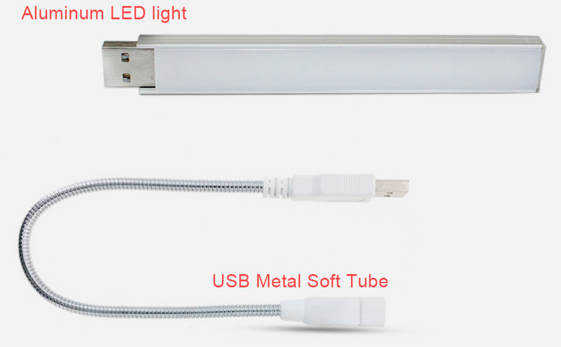 USB LED Plant Grow Light Lauavalgusti Taimekasvatus Lamp Avaleht Sisekasvuhoonetaimed Lilleseemned Kasvutelk Väikesed Tööriistad 5V 3W/14LED