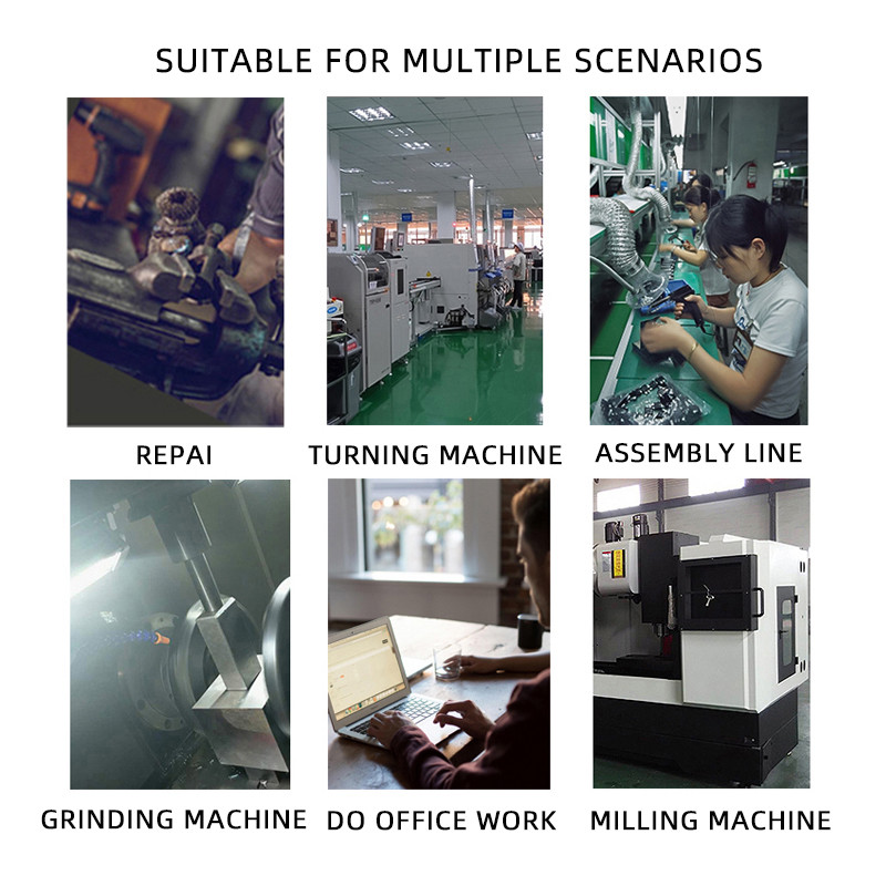 Rugalmas L40cm hattyúnyak led Műhely munkalámpa 3W 35W 24V 110-220V LED CNC szerszámgép lámpa