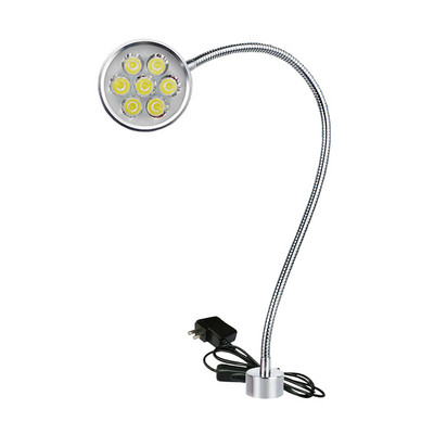 LED-es munkalámpa, állítható, rugalmas L40 cm-es hattyúnyak mágneses talpú műhelymunka lámpa