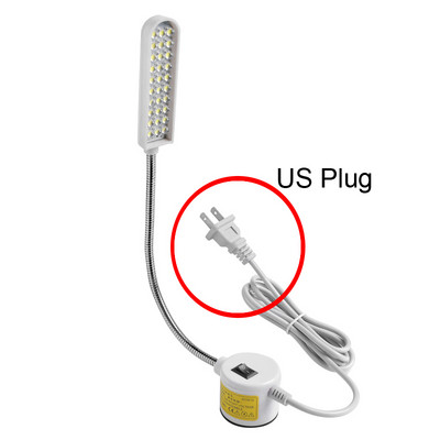 Szuper fényes varrógép-fény 10/20/30 LED-es, többfunkciós, rugalmas munkalámpa lámpa munkaasztali eszterga fúrógéphez