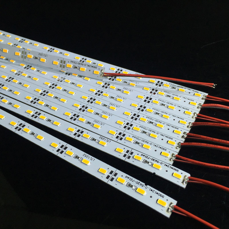 12v kasvuvalgusti 10tk*50cm 5730 kasvuriba valgusti LED-riba kasvuvalgusti smd 5730 led jäik riba 625nmpunane 450nmsinine 24V 2835 lint