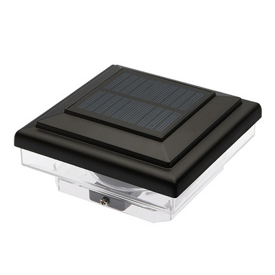 Far cu coloană solară cu LED Lampă pe stâlp cu energie solară. Lampă de perete, impermeabilă, în aer liber, pentru vilă, curte, peisaj, grădină