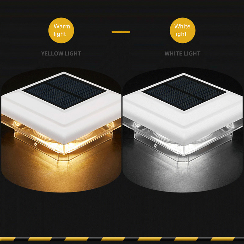 Far cu coloană solară cu LED Lampă pe stâlp cu energie solară. Lampă de perete, impermeabilă, în aer liber, pentru vilă, curte, peisaj, grădină