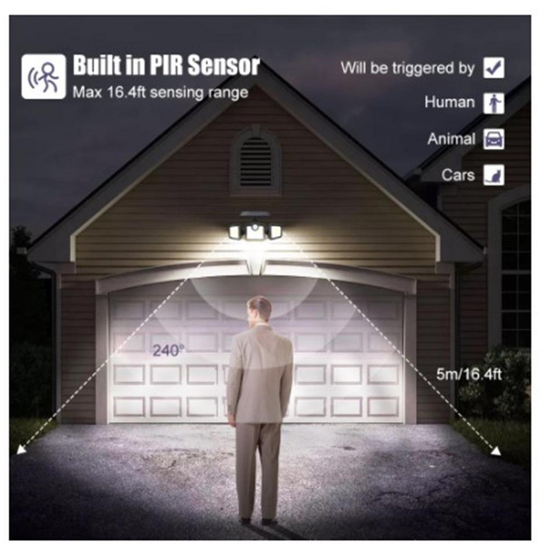 20 w saules gaismas spuldze 171cob Ip65 ūdensizturīga īpaši spilgta regulējama plata apgaismojuma leņķa saules lampa ar tālvadības pulti