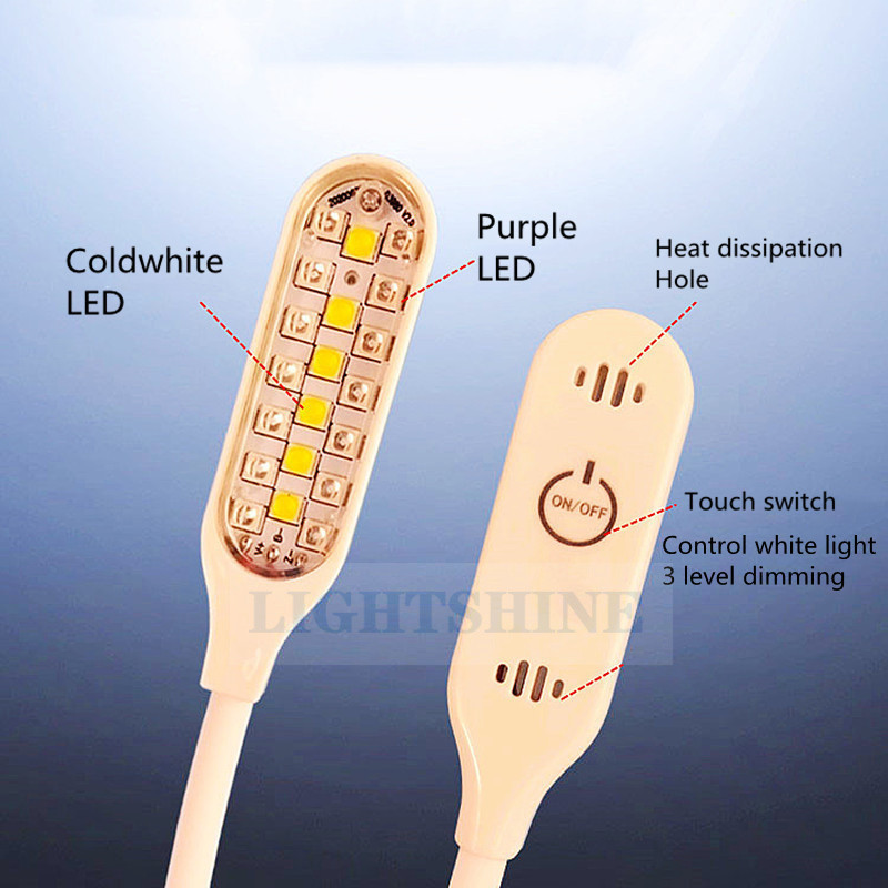 Dupla színű lámpa piros vonal kék vonal fluoreszkáló vonal láthatatlan vonalú cipőgép speciális varrótömlő gép lila lámpa 230v