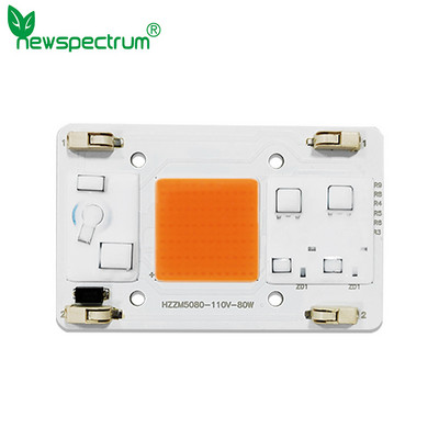 Ilma keevitusklemmita kohandatud võimsus AC110V 80W täisspektriga COB LED kasvukiip kasvuhoone kasvu lille seemikute taimevalgustile