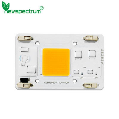 Ilma keevitusklemmita kohandatud võimsus AC110V 80W täisspektriga COB LED kasvukiip kasvuhoone kasvu lille seemikute taimevalgustile