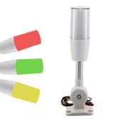 1 στρώμα Τρίχρωμη Πτυσσόμενη προειδοποιητική λυχνία Led 24V Συναγερμός Led Signal Tower Φως προσοχής για μηχανές CNC Ένδειξη σφάλματος Φως ασφαλείας