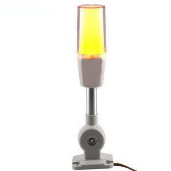 1 слой трицветен сгъваем 24V Led Предупредителна лампа Аларма Led Сигнална кула Предупредителна светлина за CNC машини Индикатор за повреда Безопасна светлина