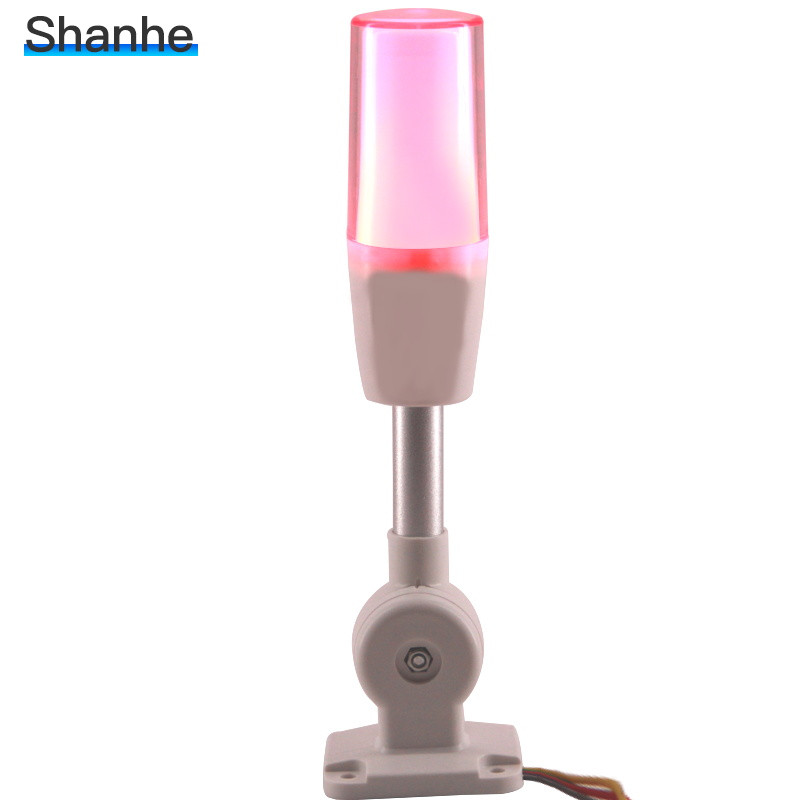 1 στρώμα Τρίχρωμη Πτυσσόμενη προειδοποιητική λυχνία Led 24V Συναγερμός Led Signal Tower Φως προσοχής για μηχανές CNC Ένδειξη σφάλματος Φως ασφαλείας