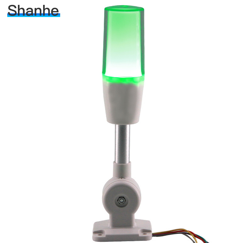 1 στρώμα Τρίχρωμη Πτυσσόμενη προειδοποιητική λυχνία Led 24V Συναγερμός Led Signal Tower Φως προσοχής για μηχανές CNC Ένδειξη σφάλματος Φως ασφαλείας