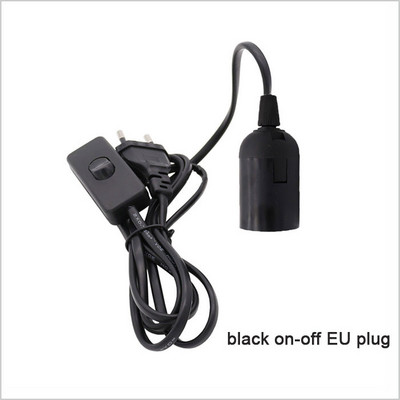 Lampă de creștere cu LED alb negru cu spectru complet 6W 15W 20W 26W Lumină pentru plante de interior E27 Lampă de creștere reglabilă suspendată