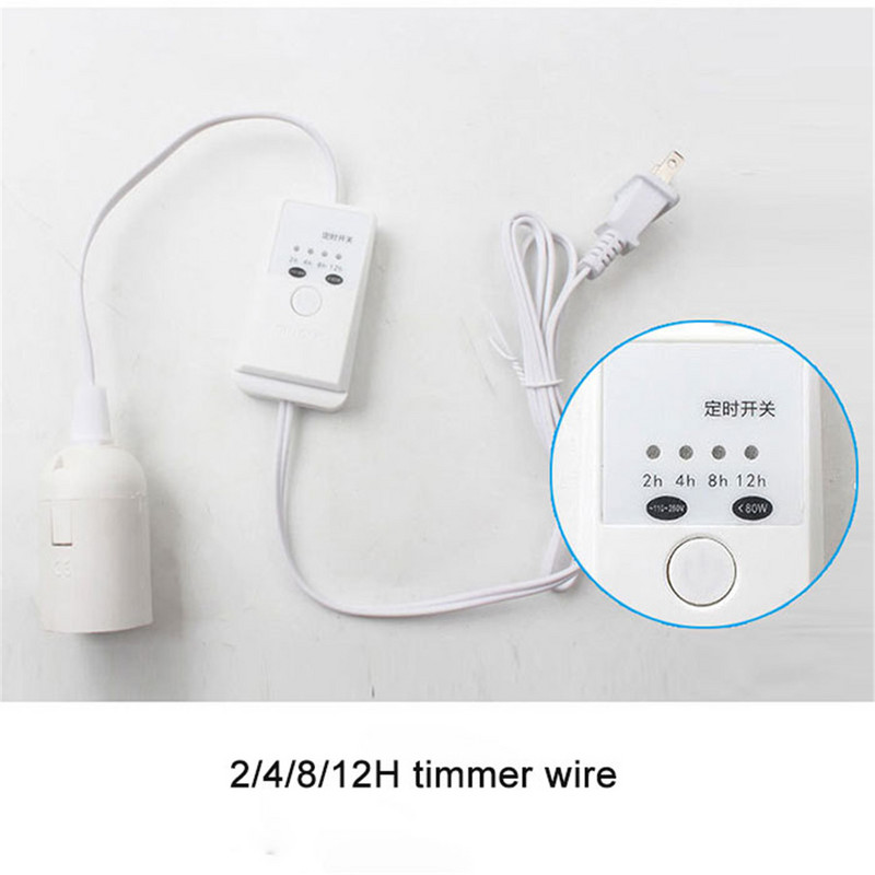 Lampă de creștere cu LED alb negru cu spectru complet 6W 15W 20W 26W Lumină pentru plante de interior E27 Lampă de creștere reglabilă suspendată