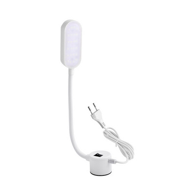 24 led šujmašīnas viegla magnētiskā pamatne, aptumšojama elastīga darba lampa, daudzfunkcionāla nomaināma lampas paneļa rūpnieciskā lampa