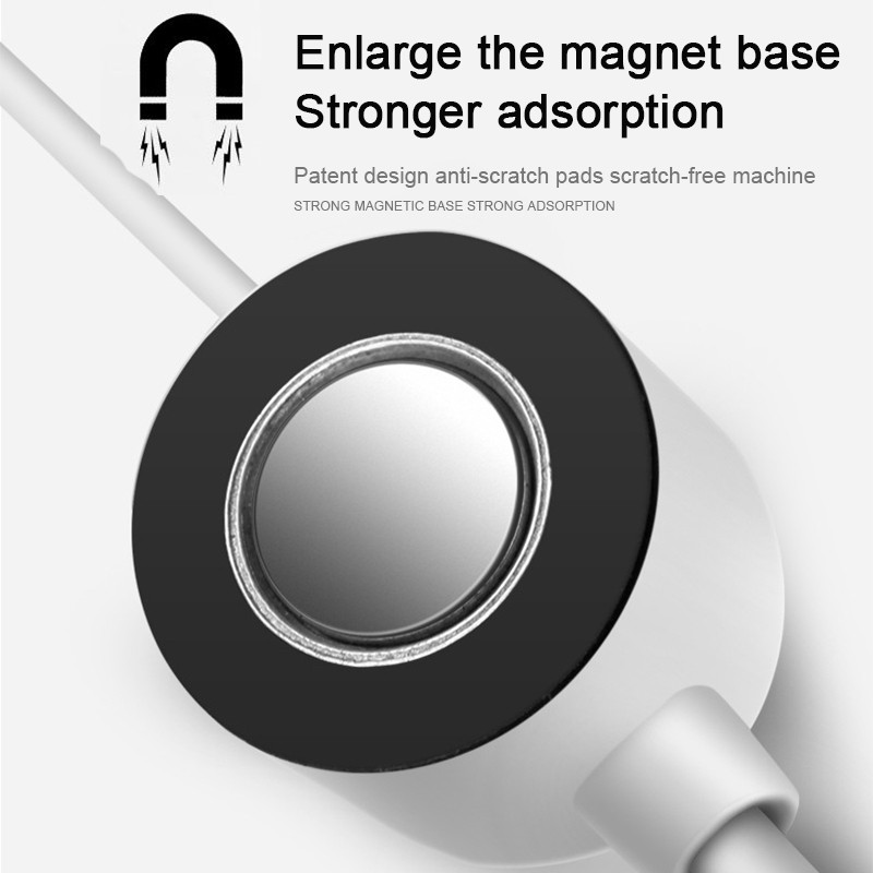 24 led šujmašīnas viegla magnētiskā pamatne, aptumšojama elastīga darba lampa, daudzfunkcionāla nomaināma lampas paneļa rūpnieciskā lampa