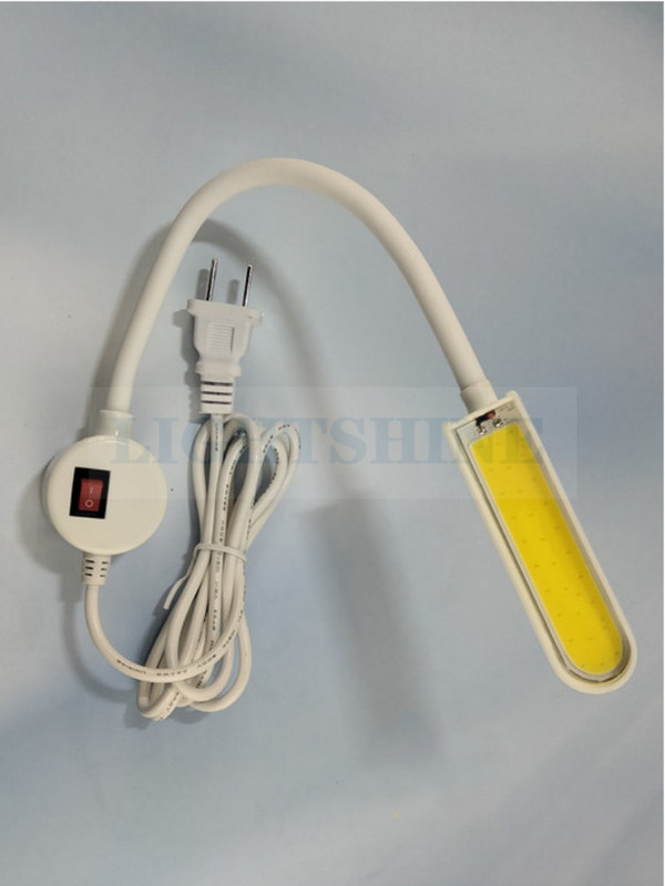 Specialus apšvietimas siuvimo mašinai Tvirtas magnetinis pagrindas Led Cob Akių apsauga Energiją taupanti darbinė lemputė 3W 6W 220VAC