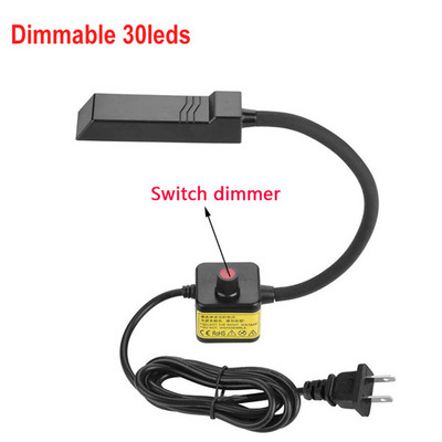 Itin ryškus pritemdomas LED naktinis apšvietimas AC110-265V EU/US kištukas Siuvimo mašina Drabužių lempa Pramoniniai gręžimo presai Veikia