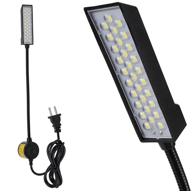 Itin ryškus pritemdomas LED naktinis apšvietimas AC110-265V EU/US kištukas Siuvimo mašina Drabužių lempa Pramoniniai gręžimo presai Veikia